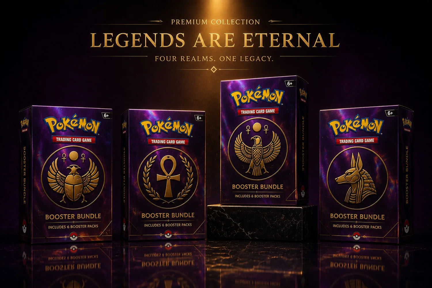 Legends are eternal — premium trading card collection