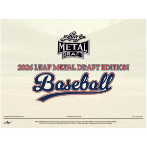 2026 Leaf Metal Draft Baseball Jumbo Box