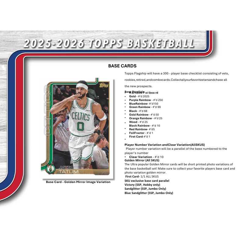 2025/26 Topps Basketball Jumbo 8 Box Case