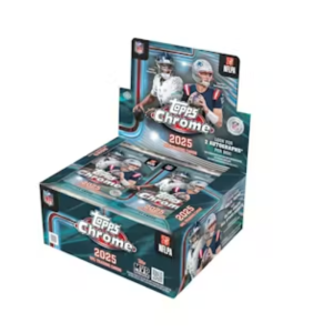 2025 Topps Chrome Football Jumbo Hobby 8 Box Case